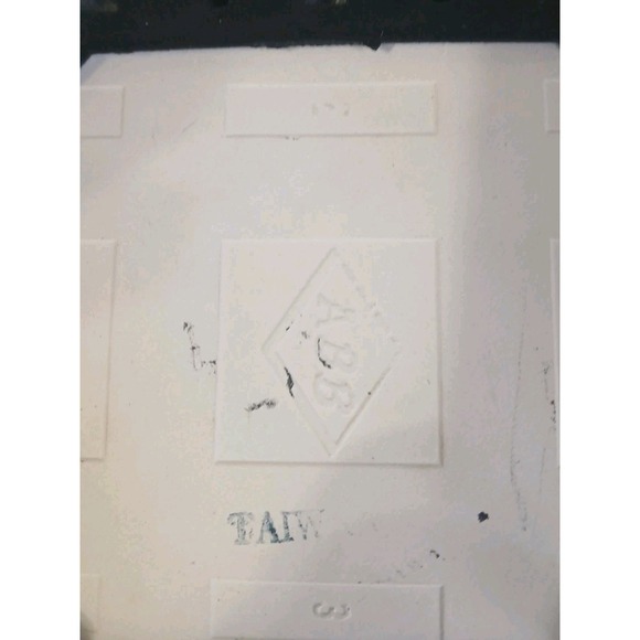 Vintage Cast Iron Ceramic Trivet Mouse Hamic Wheat Floral Background Kitchen - Picture 3 of 5